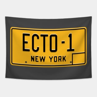 Ecto-1 Licence Plate (Ghostbusters) Tapestry