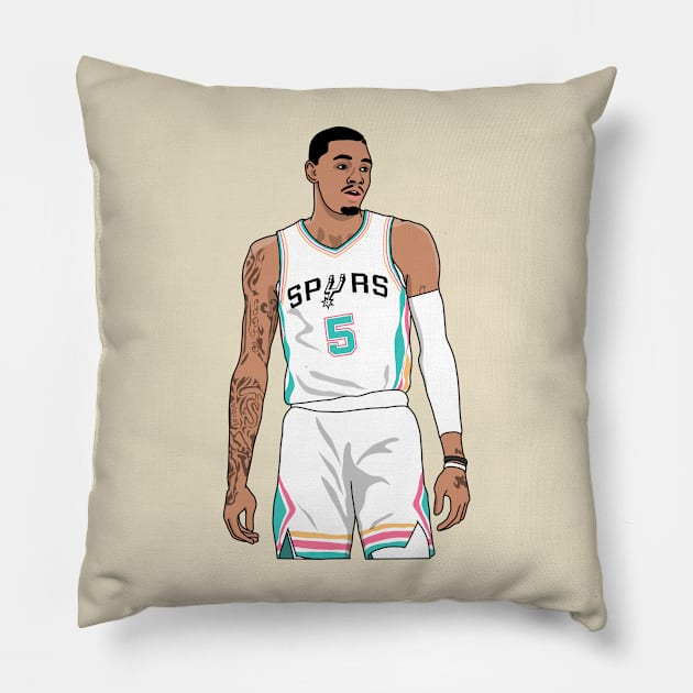 dejounte the baby boy Pillow by rsclvisual