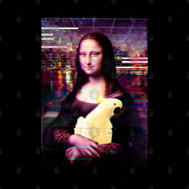 monalisa had a cockatoo - vaporwave by FandomizedRose