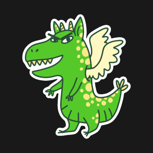 Very Grumpy green Dragon T-Shirt