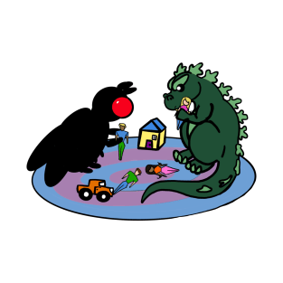 Monsters Playing T-Shirt