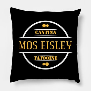 Mos Eisley Cantina logo - Tatooine Pillow