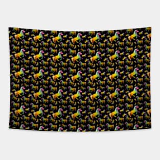 Rainbow Unicorn Pattern Tapestry