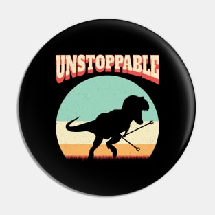 Unstoppable T Rex - Retro Retro Rawrzz Pin