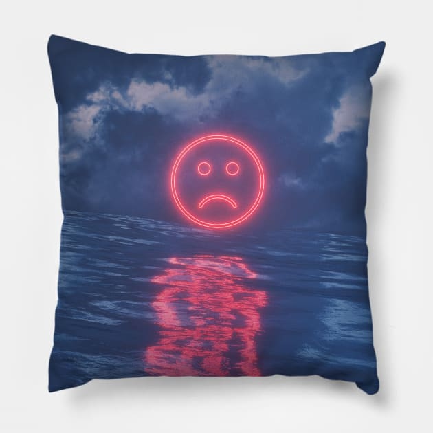 Sad Pillow by devansh