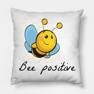 Bee positive Pillow