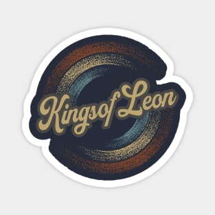 Kings of Leon Circular Fade Magnet