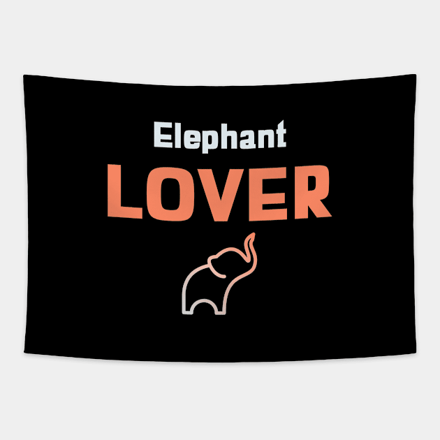 elephant lover gift Tapestry by Motivation King