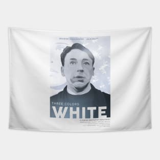 Three Colors: White alternative movie poster - Krzysztof Kieslowski, Julie Delpy, Zbigniew Zamachowski Tapestry