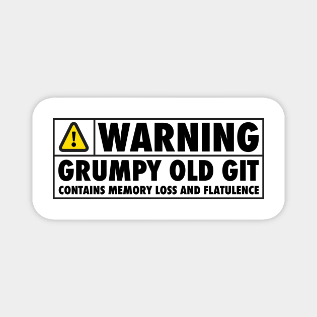 Grumpy Old Git Magnet by The Gift Hub