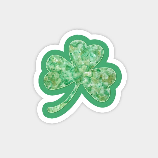 Lucky Shamrock Magnet by bubbsnugg