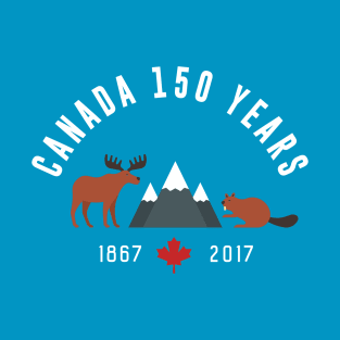 Canada 150th Birthday Celebration, 1867 - 2017 T-Shirt