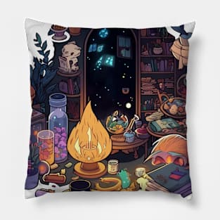 The Magicians Room - Wizard & Witch Series Pillow