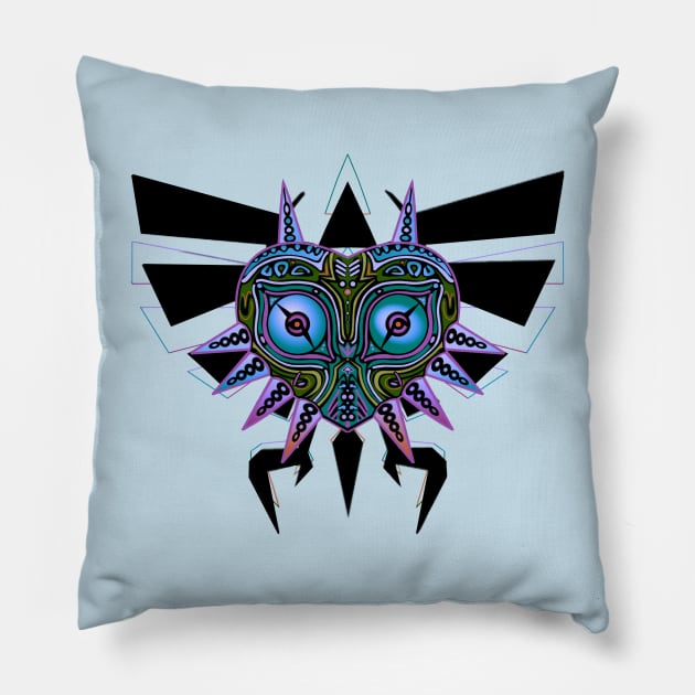 Pastel Mask Pillow by Shoryotombo