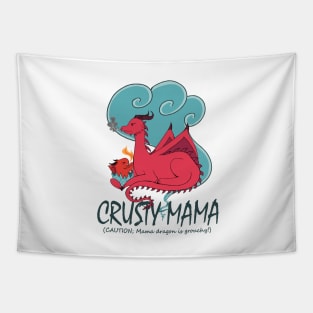 Crusty Mama Dragon Tapestry