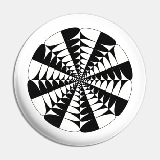 Circle Pops Mandala - Intricate Black and White Digital Illustration, Vibrant and Eye-catching Design, Perfect gift idea for printing on shirts, wall art, home decor, stationary, phone cases and more. Pin