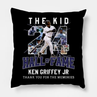 Ken Griffey Jr The Kid Basketball Legend Signature Vintage Retro 80s 90s Bootleg Rap Style Pillow