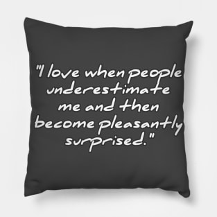 Tv show quote Pillow