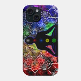 Tibetan Chakras, nebula mandala Phone Case