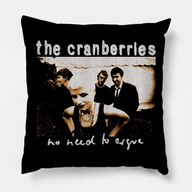 Vintage The Cranberries Pillow by Noisyloud