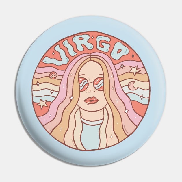 Virgo Pin by Doodle by Meg