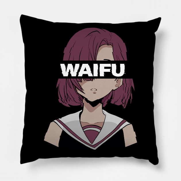 Waifu Material Pillow by Alex21