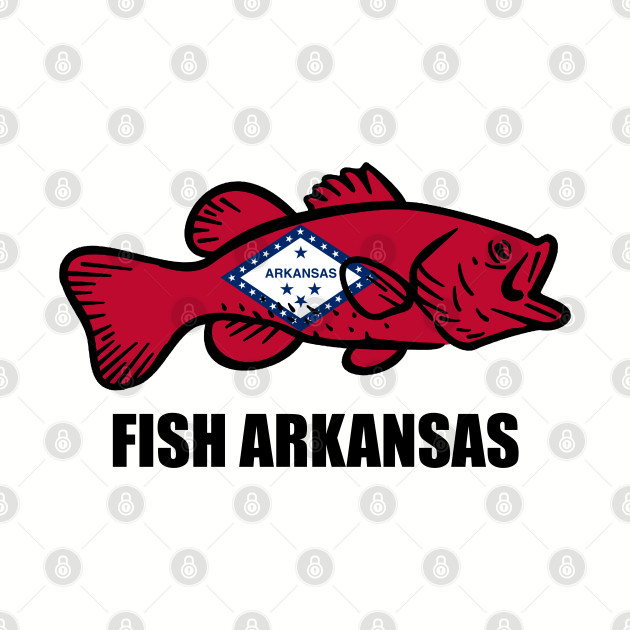 Fish Arkansas - Arkansas - Phone Case