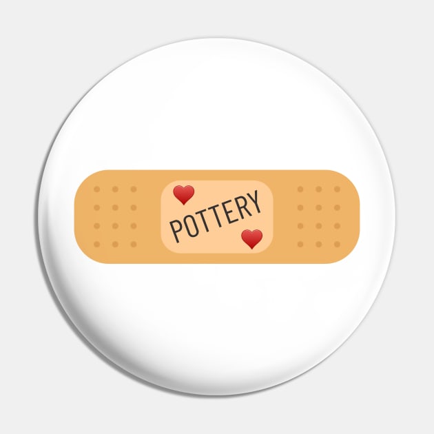 Pottery patch, pottery bandaid Pin by Bailamor