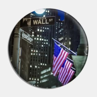 Wall Street, Manhattan, New York City Pin