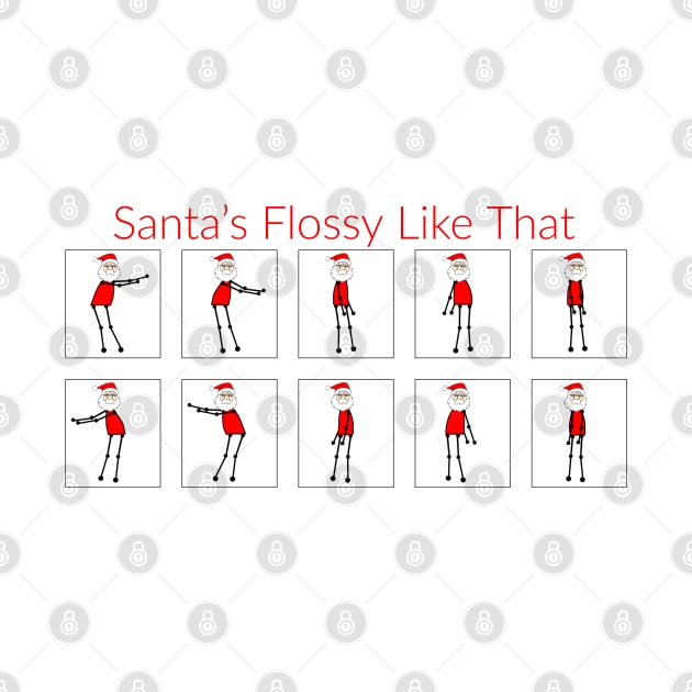 Santa Dancing the Floss by EmoteYourself