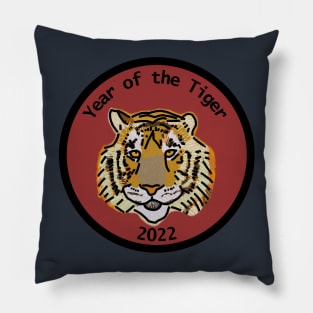 Year of the Tiger 2022 Big Cats Portrait Pillow