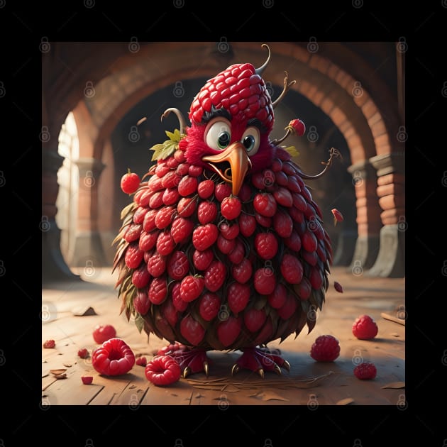 Rotten raspberry by Virshan