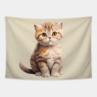 Scottish Fold cat Tapestry