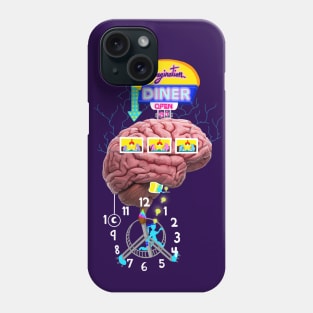 Mind of Hyperactive Imagination 24/7 Diner Phone Case