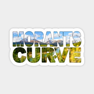 MORANTS CURVE - Rocky Mountains Canada Magnet