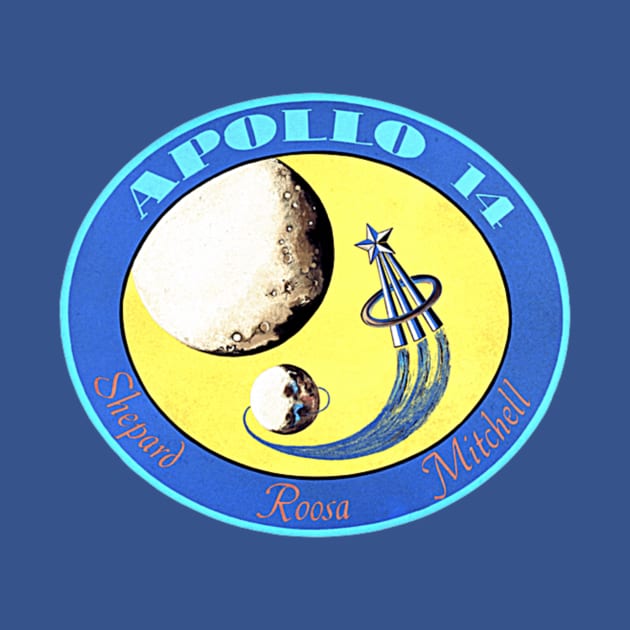 Apollo 14 Retro Logo by Lunar Lens