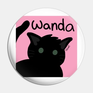 Wanda the Cat Pin