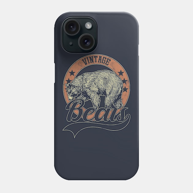 Vintage Bears Phone Case by bluerockproducts