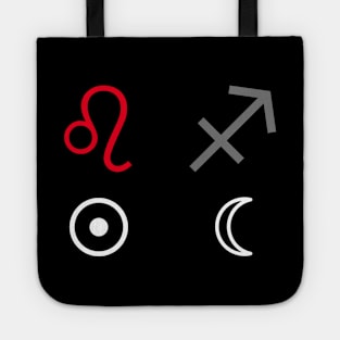 Leo Sun Sagittarius Moon Zodiac Sign Tote