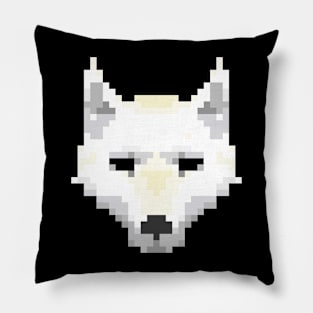 Pixel Wolf Pillow