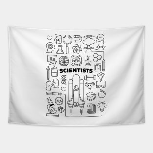 Profession Pattern-Scientists Tapestry