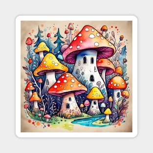 Cute mushrooms gift ideas for all Magnet