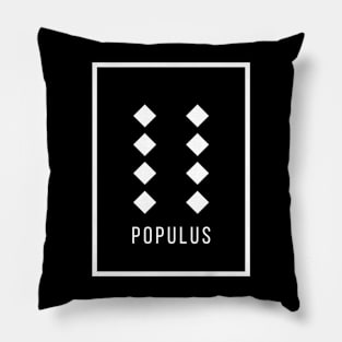 Populus Geomantic Figure Pillow