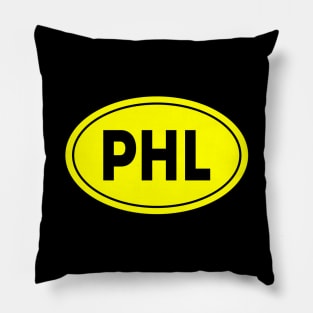 PHL Airport Code Philadelphia International Airport USA Pillow