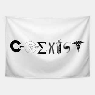 Coexist Science Tapestry