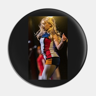 Mod dancing Girl Pin