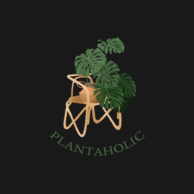 Plantaholic Monstera Illustration by gusstvaraonica