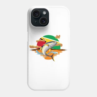 Guyana Sport Fishing Patriotic Outdoor Design Phone Case