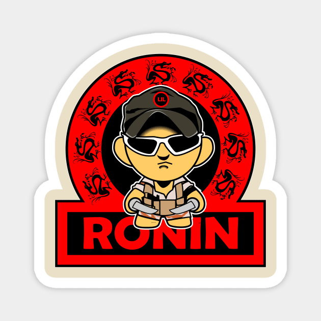 Lil Ronin Magnet by Spikeani