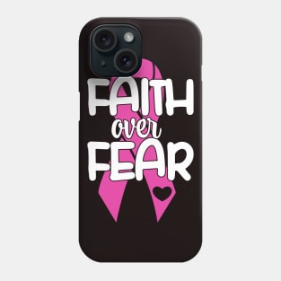 faith over fear Phone Case